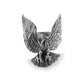 Hawk - Majestic Bird of Prey - Mens Sterling Silver Ring - Silver Insanity