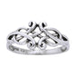 Sterling Silver Unique Celtic Knotwork Ring - Silver Insanity