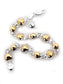 Classic Two Tone Vermeil Heart Sterling Silver Bracelet - Silver Insanity