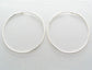 Endless Hoops from 1" to 4" ~  Sterling Silver
