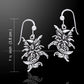Moon Sprite - Detailed Sterling Silver Amy Brown Fairy Hook Earrings - Silver Insanity