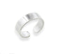 Sterling Silver Smooth Classic Plain Band Toe Ring - Silver Insanity