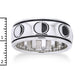 Sterling Silver Lunar Phases of the Moon Spinning Spin Band Ring - Silver Insanity