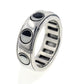 Sterling Silver Lunar Phases of the Moon Spinning Spin Band Ring - Silver Insanity