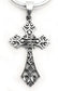 Sterling Silver Celtic Filigree Cross Pendant or Charm - Silver Insanity