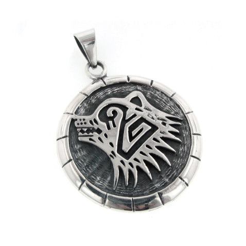 Western Hopi Indian Bear Amulet Sterling Silver Pendant - Silver Insanity